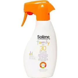 SOLENE Suncare  Family, Face & Body Milk Spray- Αντηλιακό Γαλάκτωμα Προσώπου/Σώματος σε Spray SPF30 300ml