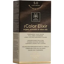 APIVITA My Color Elixir, Βαφή Μαλλιών No 5.0 - Ανοιχτό Καστανό