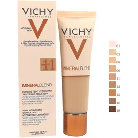 Vichy MineralBlend Hydrating Fluid Foundation (11-Granite) - 30ml