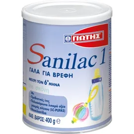 ΓΙΩΤΗΣ Sanilac 1 Γάλα για Βρέφη 0-6o μήνα- 400gr
