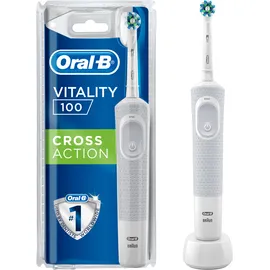 ORAL-B Vitality 100 Cross Action White, Ηλεκτρική Οδοντόβουρτσα