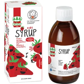 Kaiser Kids Syrup Σιρόπι Λαιμού Για Παιδιά Φράουλα 200ml