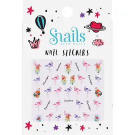 SNAILS Stickers Flamingos