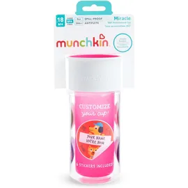 MUNCHKIN Miracle 360 Insulated Sticker Cup, Purple - 266ml