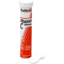 HEALTH AID Vitamin C 1000 Πορτοκάλι - 20 αναβρ. δισκ.