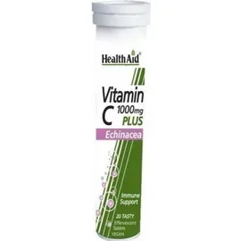 HEALTH AID Vitamin C 1000mg + Echinacea - 20 Αναβρ. Δισκία
