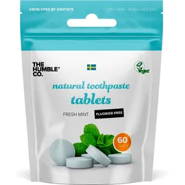 THE HUMBLE CO Natural Toothpaste Tablets, Οδοντόκρεμα σε Ταμπλέτες με Fluoride - 60τμχ