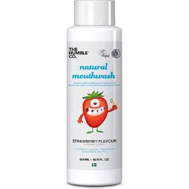 THE HUMBLE CO Natural Mouthwash, Στοματικό Διάλυμα με Φράουλα για Παιδιά - 500ml