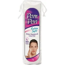 Pom Pon Extra Soft Δίσκοι Ντεμακιγιάζ 70 τεμ