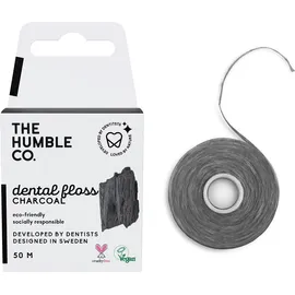 THE HUMBLE CO Dental Floss, Οδοντικό Νήμα με Ενεργό Άνθρακα - 50m