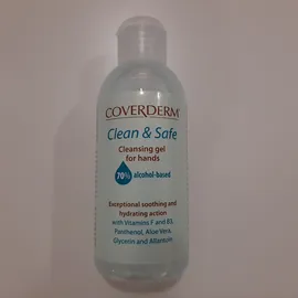 COVERDERM Clean & Safe, Αντισηπτικό Gel Χεριών με Aloe Vera - 100ml