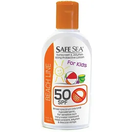 SAFE SEA Sunscreen & Jellyfish Sting Protective Lotion for Kids SPF50 - 118ml