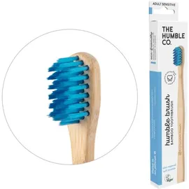 THE HUMBLE CO Humble Brush, Οδοντόβουρτσα Bamboo Ενηλίκων - Sensitive Μπλε