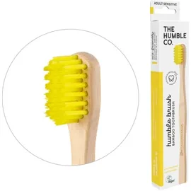 THE HUMBLE CO Humble Brush, Οδοντόβουρτσα Bamboo Ενηλίκων - Sensitive Κίτρινη