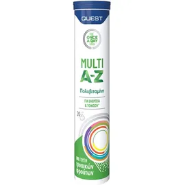 Quest Once A Day Multi A-Z Vitamins x 20 Αναβράζοντα Δισκία