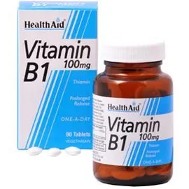 Health Aid Vitamin-B1 (Thiamin HCl) 100mg 90tabs