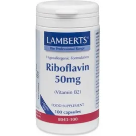 Lamberts B2 (Riboflavin) 50mg 100caps