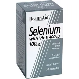 Health Aid Selenium 100UG Vitamin E 400IU 30caps