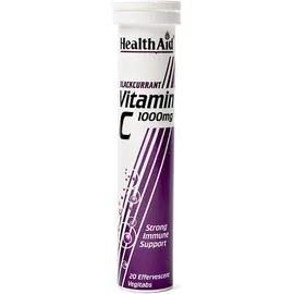 Health Aid Vitamin-C 1000mg Blackcurrant