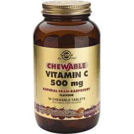 Solgar Vitamin C Chewable 500mg Rasberry 90tabs