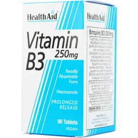 Health Aid Vitamin B3 Niacin 250mg 90tabs