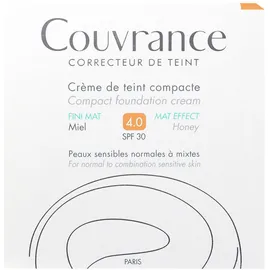 Avene Couvrance Creme de teint compacte FINI MAT SPF30 Miel 4.0 10g