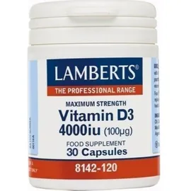Lamberts Vitamin D3 4000IU 30caps
