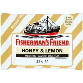 Fisherman`s Friend Καραμέλες με Γεύση Μέλι-Λεμόνι Sugar free 25gr