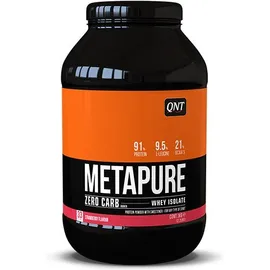 QNT Metapure Zero Carb Whey Isolate Protein Powder Strawberry 1kg