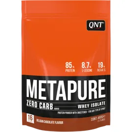 QNT Metapure Zero Carb Whey Isolate Protein Powder Belgian Chocolate 480gr