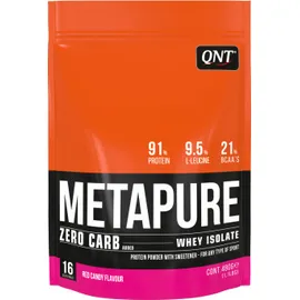 QNT Metapure Zero Carb Whey Isolate Protein Powder Red Candy 480gr