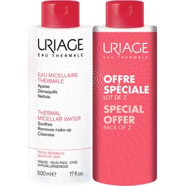 Uriage Duo Eau Micellaire Sensitive Skin 2X500ml