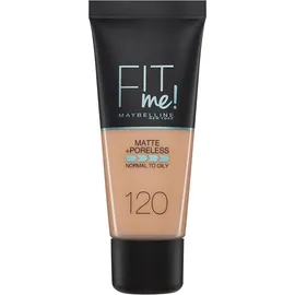Maybelline Fit Me Matte & Poreless Liquid Foundation For Normal To Oily Skin 120 Classic Ivory 30ml