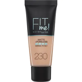 Maybelline Fit Me Matte & Poreless Liquid Foundation For Normal To Oily Skin 230 Natural Buff 30ml