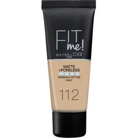Maybelline Fit Me Matte & Poreless Liquid Foundation For Normal To Oily Skin 112 Soft Beige 30ml