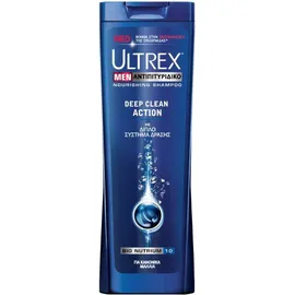 Ultrex Men Αντιπιτυριτιδικό Σαμπουάν για Κανονικά Μαλλιά Deep Clean Action 360ml