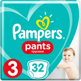 Pampers Pants No 3 (6-11 Kg) 32 Πάνες Βρακάκι