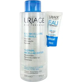 Uriage Eau Micellaire Thermale Water 500ml + Δώρο Uriage Thermale Water Cream 15ml