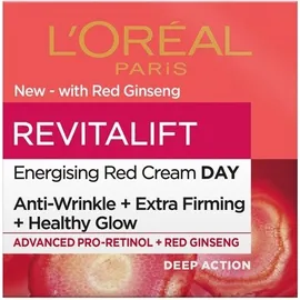 L'Oreal Paris Revitalift Energising Red Day Cream With Red Ginseng 50ml
