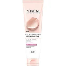 L'Oreal Paris Fine Flowers Gel Καθαρισμού για Ξηρή - Ευαίσθητη Επιδερμίδα 150ml