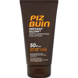 Piz Buin Instant Glow Skin Illuminating Sun Lotion SPF50+ Αντηλιακό Γαλάκτωμα υψηλής προστασίας 150ml