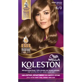 Wella Koleston Dark Blonde Βαφή Μαλλιών Νο 6/0 Σκούρο Ξανθό, 50ml