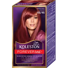 Wella Koleston Cherry Red Βαφή Μαλλιών Νο 66/46 Έντονο Ακαζού Ανοιχτό, 50ml