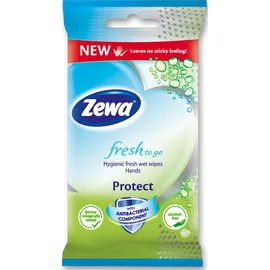 Zewa Fresh To Go Protect Υγρά Μαντηλάκια 10τμχ