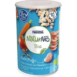 NaturNes Bio Βιολογικές Μπουκίτσες Δημητριακών με Τομάτα & Καρότο 35gr