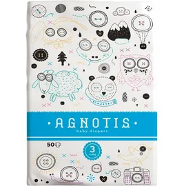 Agnotis Βρεφικές Πάνες No 3 (4-9 Kg) 50τμx
