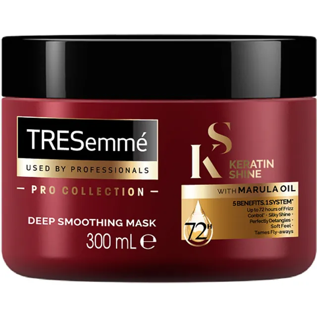 TRESemme Keratin Shine With Marula Oil Deep Smoothing Mask Μάσκα Μαλλιών με  Κρατίνη 300ml - Fedra
