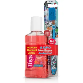 Therasol Junior Στοματικό Διάλυμα 250ml + ΔΩΡΟ Οδοντόβουρτσα Jordan Step3