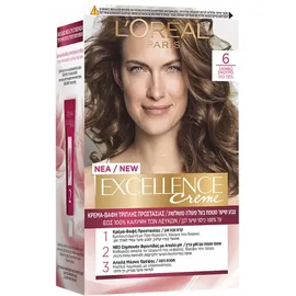 L'Oreal Excellence Creme 6 Ξανθό Σκούρο 48ml