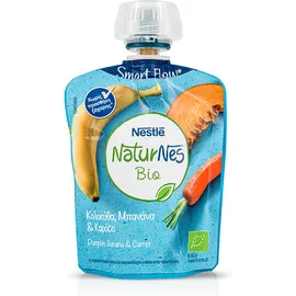 Nestle Naturnes Bio Κολοκύθα,Μπανάνα,Καρότο 90g